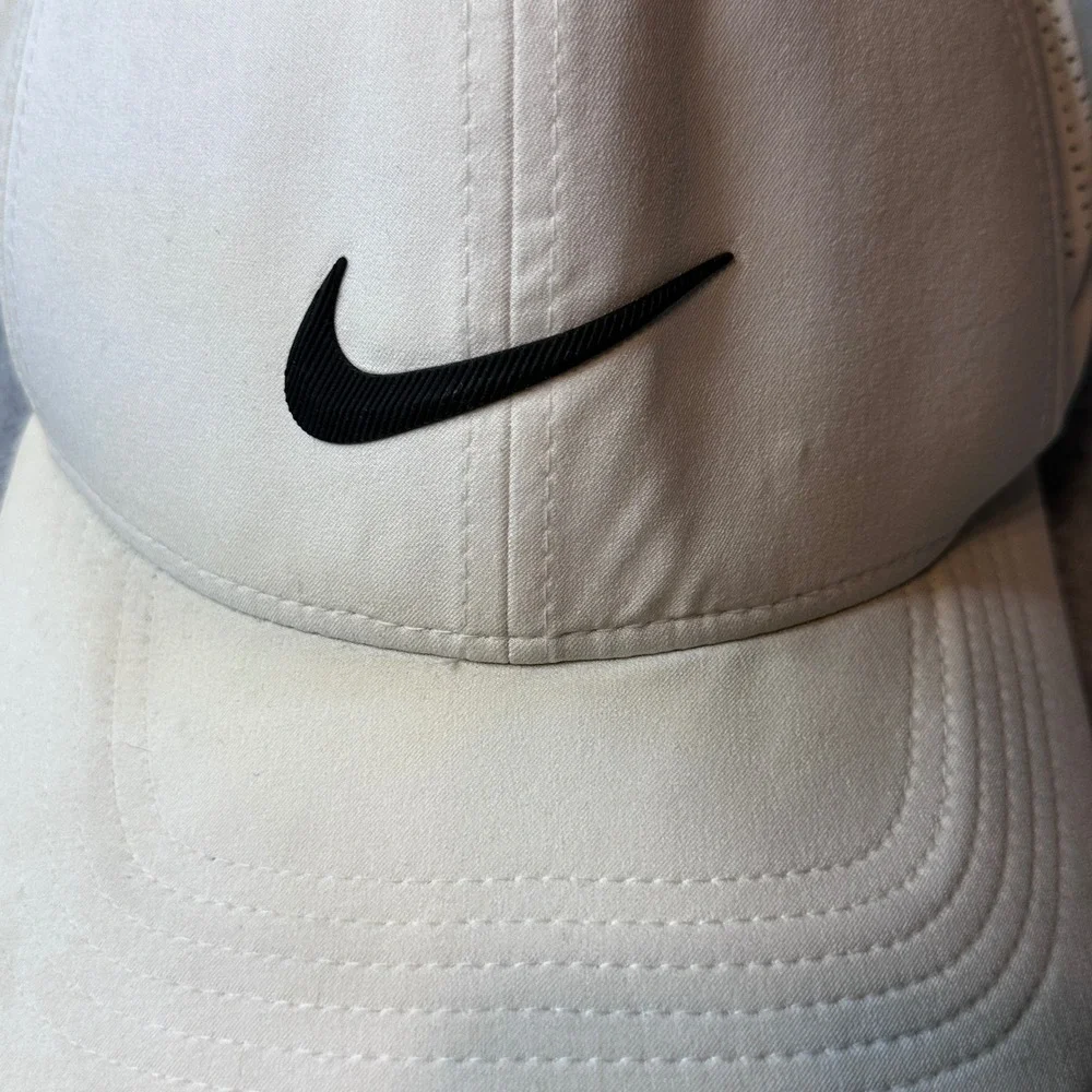 Nike Hat Mens M/L White‎ Classic99 Dri-FIT Cowboys Golf Club BV1073-101
